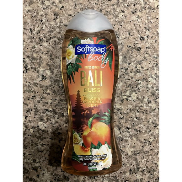 Softsoap Body Limited Edition BALI BLISS Body Wash PEACH & GARDENIA 20 oz - Picture 7 of 7